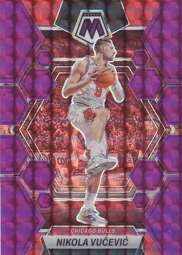 NBA球星卡2223Mosaic紫折99编马赛克凑套#187武切维奇