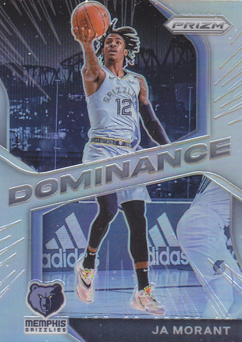 NBA球星卡2021Prizm统治特卡银折#4莫兰特