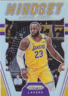 NBA帕尼尼球星卡Prizm2122特卡Mindset银折凑套#3勒布朗詹姆斯