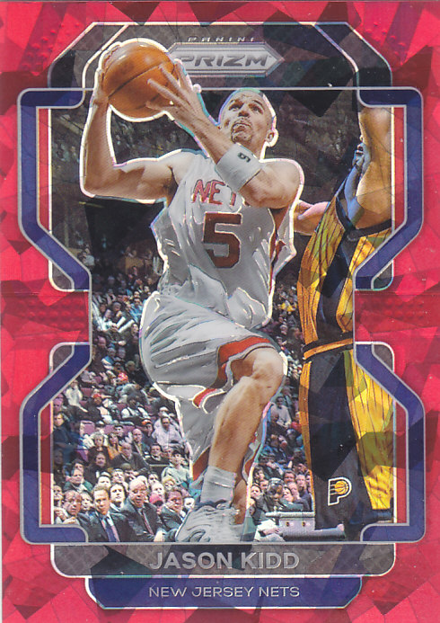 NBA球星卡2122Prizm红碎冰凑套#244杰森基德