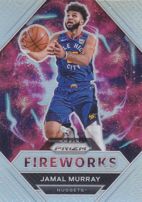 NBA球星卡Prizm2021特卡FireWorks银折凑套#12穆雷