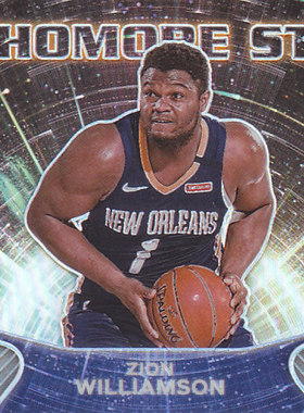 NBA球星卡Prizm2021特卡Sophomore Stars银折凑套#3锡安