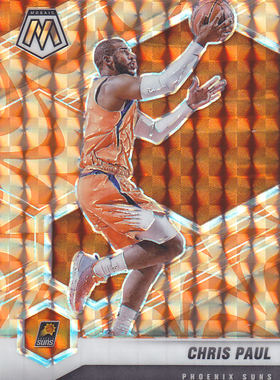 NBA球星卡2021马赛克橙折射凑套#92克里斯保罗