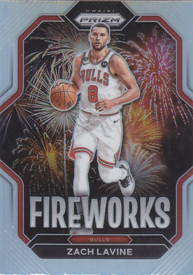 NBA球星卡Prizm2223特卡Fireworks凑套银折#4拉文