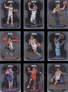 NBA帕尼尼球星卡Prizm2021普卡Base凑套No21-No40