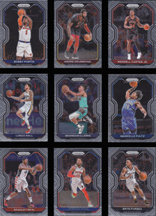 NBA帕尼尼球星卡Prizm2021普卡Base凑套No221-No240