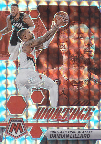NBA球星卡2223Mosaic蒙太奇Montage特卡马赛克凑套#12利拉德