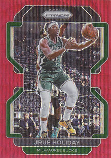 NBA球星卡帕尼尼2122Prizm普卡红波纹折凑套#8朱霍勒迪