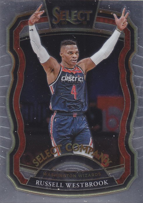 NBA球星卡2021Select特卡Company凑套#19威斯布鲁克