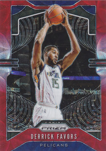 NBA球星卡panini1920Prizm红圈圈折88编 费沃斯 169德里克