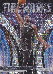 NBA球星卡Prizm2122特卡Fireworks凑套泡泡折#8杜兰特