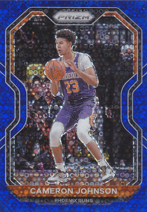NBA球星卡帕尼尼2021Prizm蓝泡泡折175编凑套#39卡梅隆约翰逊