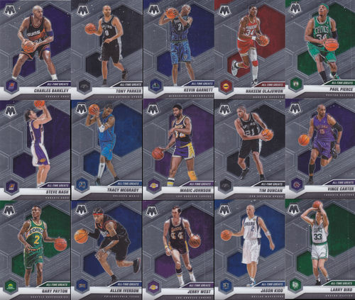 NBA球星卡2021Mosaic马赛克All-Time Greats凑套No281-295