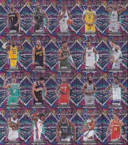 NBA球星卡Prizm2122特卡泡泡折Fearless全套1-20