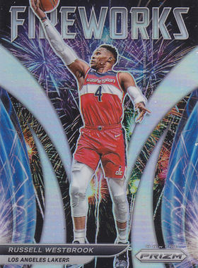 NBA球星卡Prizm2122特卡Fireworks银折凑套#18威斯布鲁克