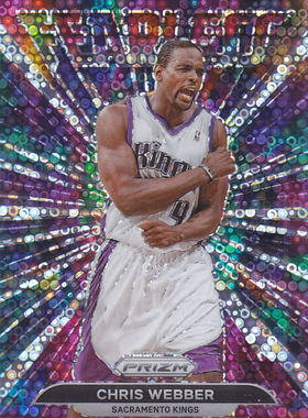 NBA球星卡Prizm2122特卡泡泡折Fearless凑套#16克里斯韦伯