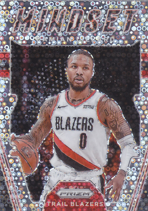 NBA帕尼尼球星卡Prizm2122特卡Mindset泡泡折凑套#1利拉德