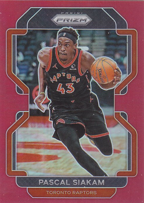 NBA球星卡2122Prizm普卡红折射299编凑套#174西亚卡姆