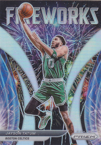 NBA球星卡Prizm2122特卡Fireworks银折凑套#15塔图姆