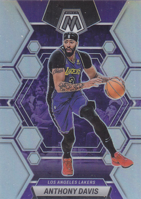 nba球星卡2223马赛克普卡银折射凑套#110安东尼戴维斯