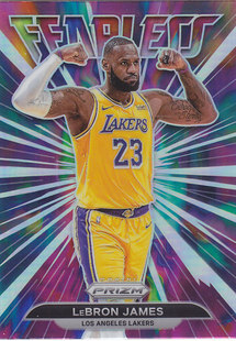NBA球星卡Prizm2122特卡银折Fearless凑套#6勒布朗詹姆斯