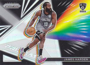 NBA球星卡Prizm2122棱镜特卡Prizmatic银折凑套#3詹姆斯哈登