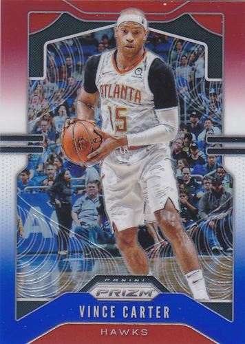 NBA帕尼尼球星卡Prizm1920普卡三色折射凑套#33文斯-卡特