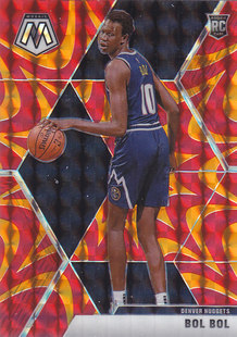 222波尔波尔 NBA球星卡1920普卡马赛克新秀橙爆炸折射凑套