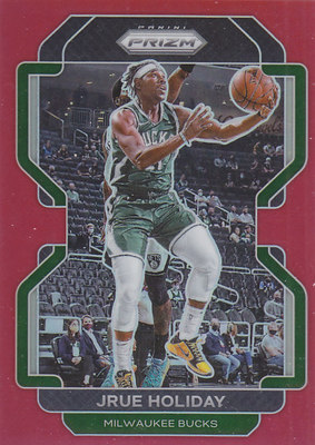 NBA球星卡2122Prizm普卡红折射299编凑套#8朱霍勒迪