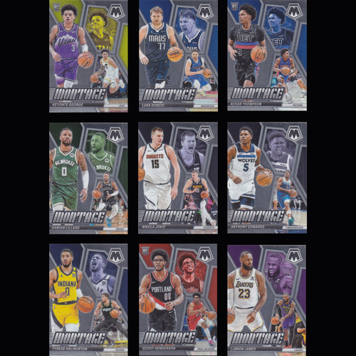 NBA球星卡2324Mosaic特卡Montage马赛克凑套