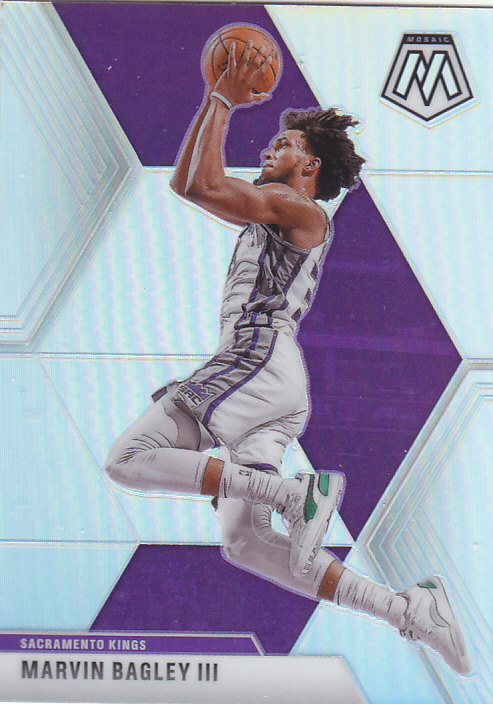 nba球星卡1920马赛克普卡银折射凑套#20马文巴格利