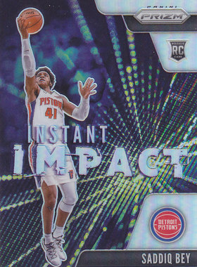 NBA球星卡2021Prizm特卡Instant Impact新秀银折凑套#24萨迪克贝