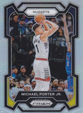 NBA球星卡2324Prizm普卡银折射凑套#116迈克尔波特