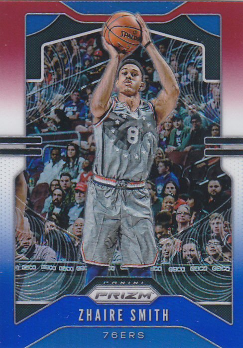 nba帕尼尼球星卡prizm1920普卡三色折射凑套#51扎伊尔-史密斯