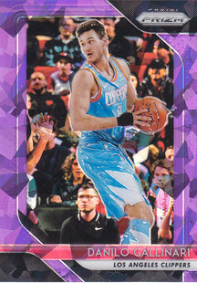 254加里纳利 NBA球星卡panini1819Prizm普卡紫碎冰折149编凑套