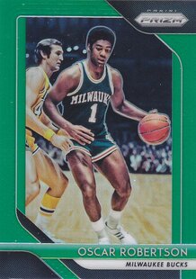 NBA球星卡帕尼尼1819Prizm普卡绿折凑套 罗伯特森 125奥斯卡