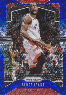 NBA球星卡1920Prizm普卡蓝泡泡折凑套#154伊巴卡 175/175 尾编