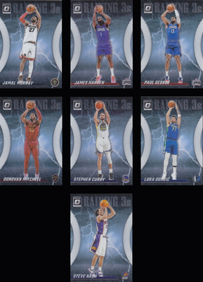 NBA帕尼尼球星卡Optic2324三分雨特卡凑套