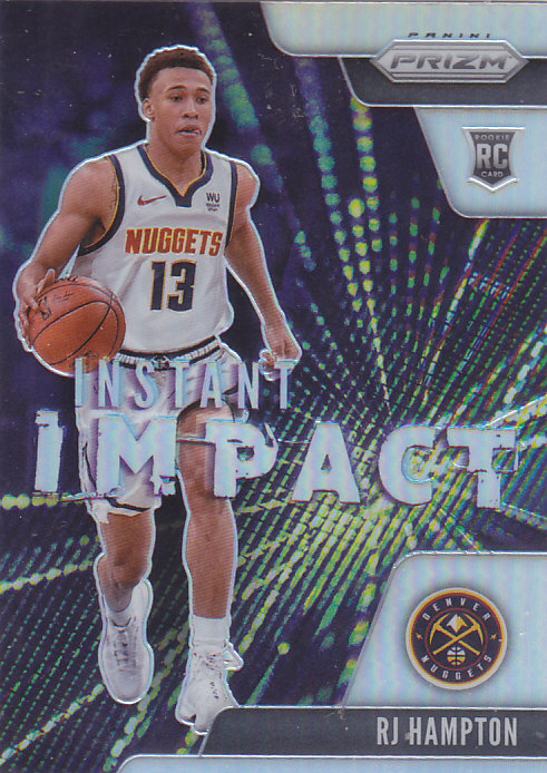 NBA球星卡2021Prizm特卡Instant Impact新秀银折凑套#10RJ汉普顿