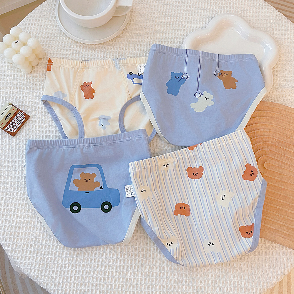 儿童内裤男童纯棉透气宝宝男孩全棉中大童三角短裤不夹屁屁底裤衩,童装/婴儿装/亲子装,内裤,淘宝优惠券,粉丝福利购,淘宝优惠卷