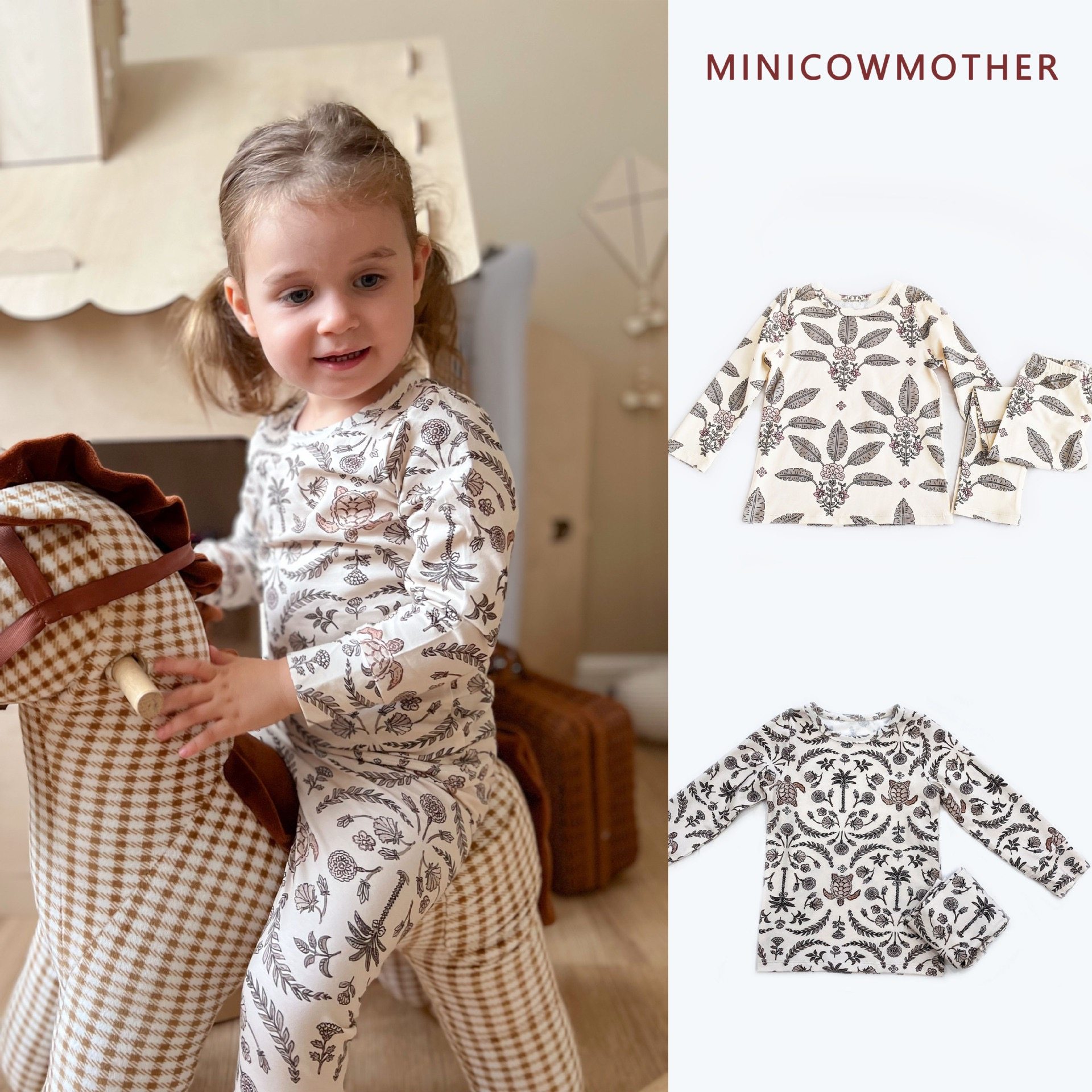 北欧风儿童睡衣2025春秋款男女童宝宝长袖裤子套装A类纯棉家居服,童装/婴儿装/亲子装,家居服套装,淘宝优惠券,粉丝福利购,淘宝优惠卷