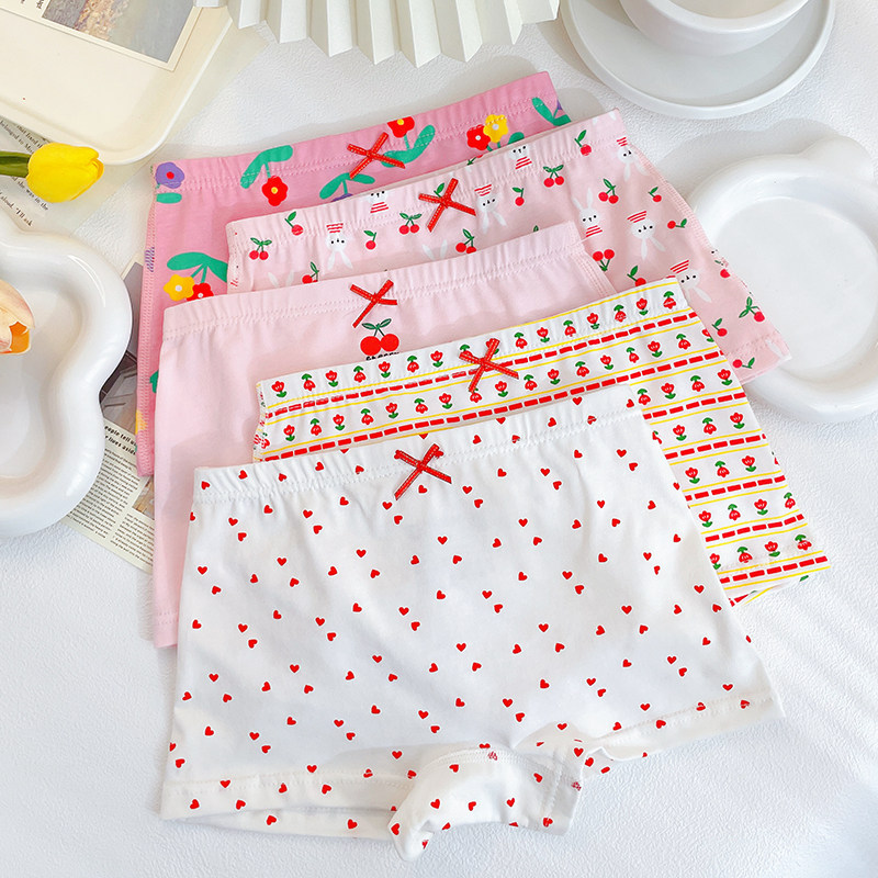 女童内裤纯棉平角短裤夏季抑菌女孩四角裤小童中大童不夹屁屁底裤,童装/婴儿装/亲子装,内裤,淘宝优惠券,粉丝福利购,淘宝优惠卷