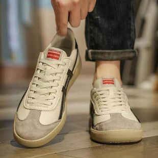 秋季 德训鞋 低帮帆布鞋 女新款 子 国货女鞋 厚底百搭小众休闲板鞋 男鞋