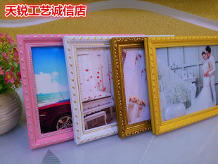 欧式营业执照框实木结婚纱照影楼放大挂墙相框A4 1612 a3寸框大