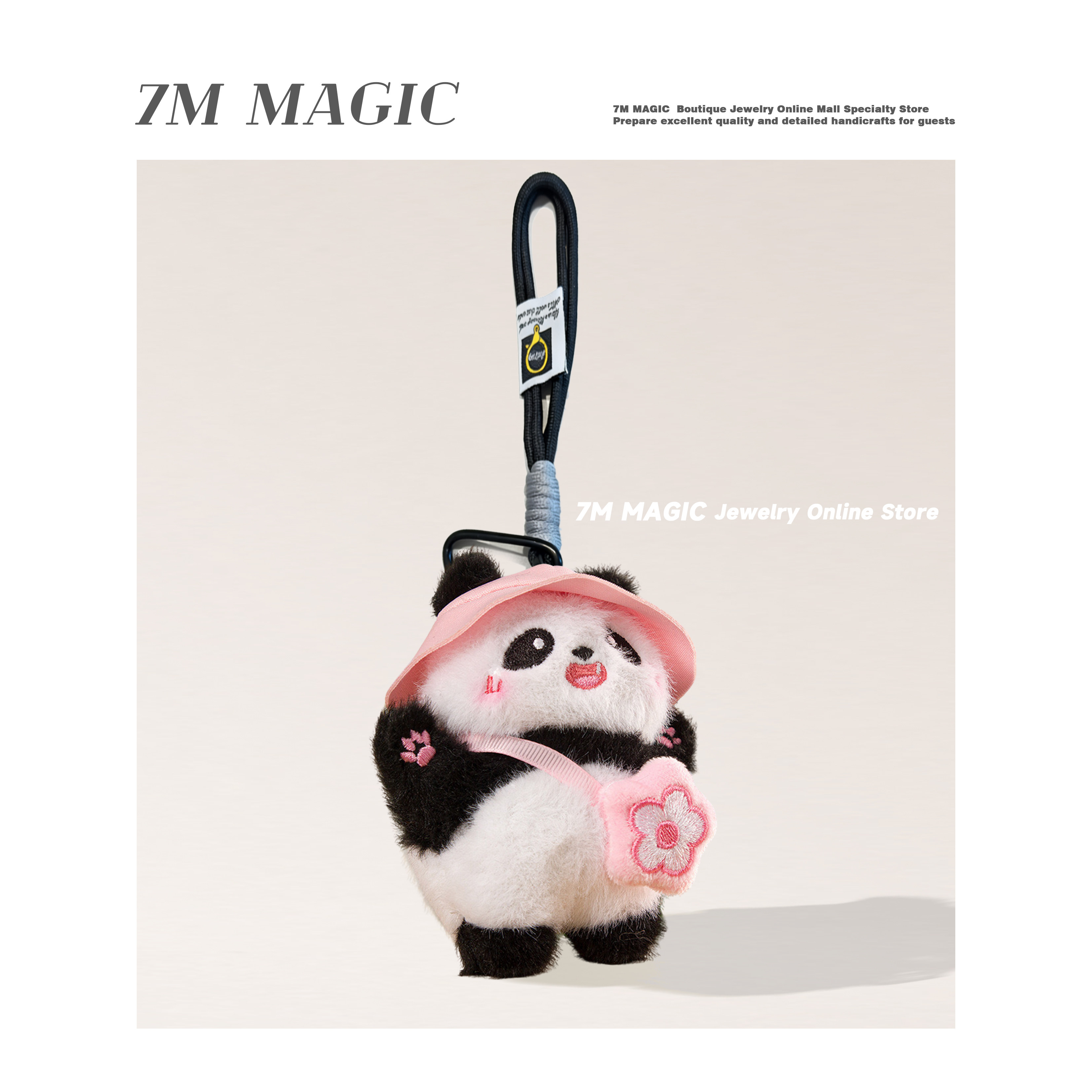 毛绒公仔熊猫包包挂件女生可爱玩偶小众书包挂饰高级闺蜜生日礼物,服饰配件/皮带/帽子/围巾,包挂件,淘宝优惠券,粉丝福利购,淘宝优惠卷