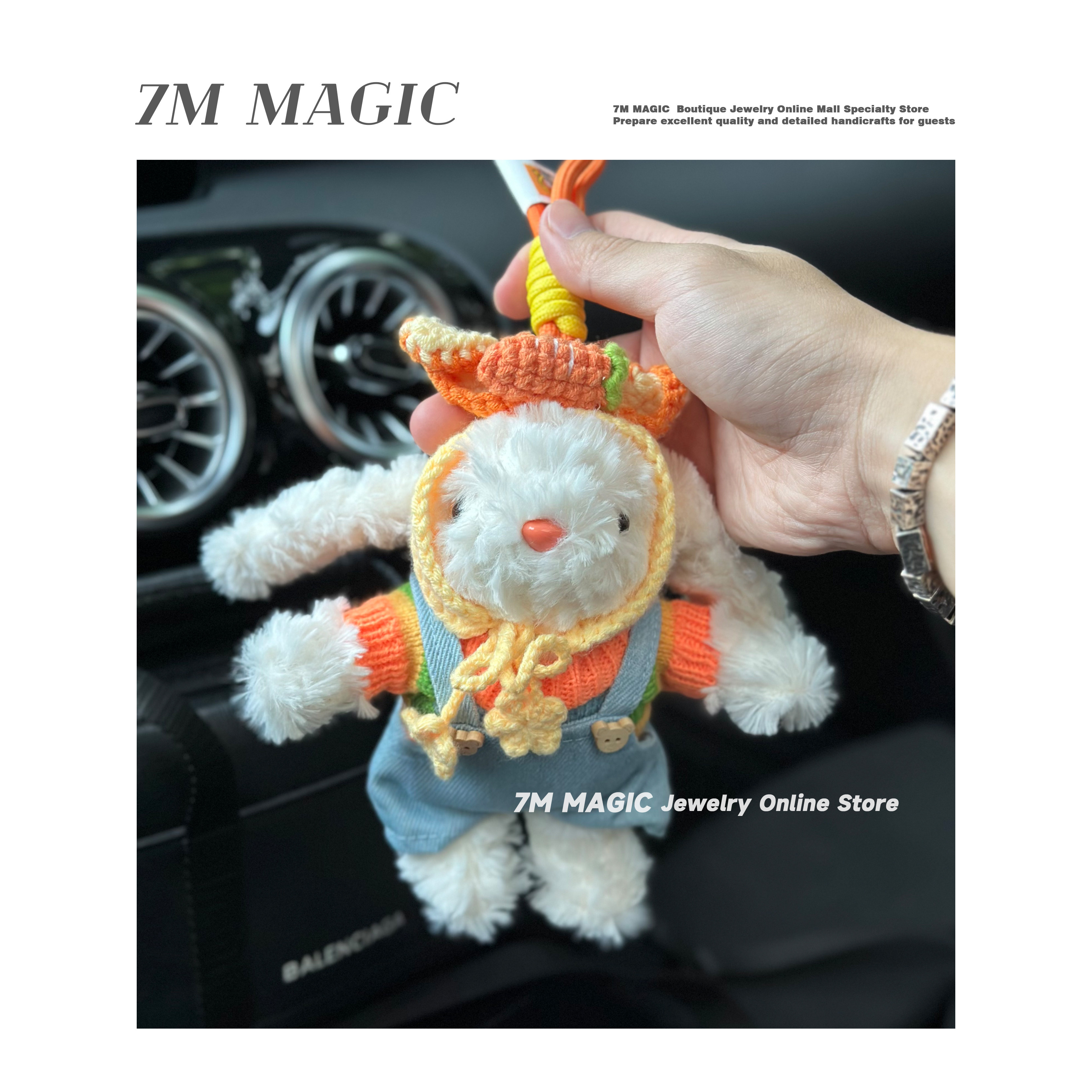 多巴胺毛绒小兔公仔包包挂件背包挂饰卡通可爱玩偶闺蜜礼物情人节,服饰配件/皮带/帽子/围巾,包挂件,淘宝优惠券,粉丝福利购,淘宝优惠卷