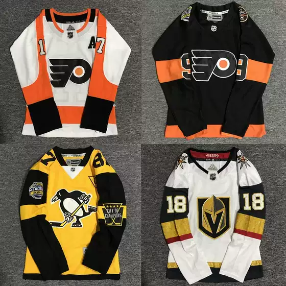 Kids Ice Hockey Jersey Hip Hop Streetwear T-Shirt for Boys & Girls, Loose-Fit Baseball Jacket Long Sleeve Coat