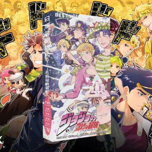 JOJO的奇妙冒险明信片 黄金之风不灭钻石周边卡片珍藏高清珍藏卡