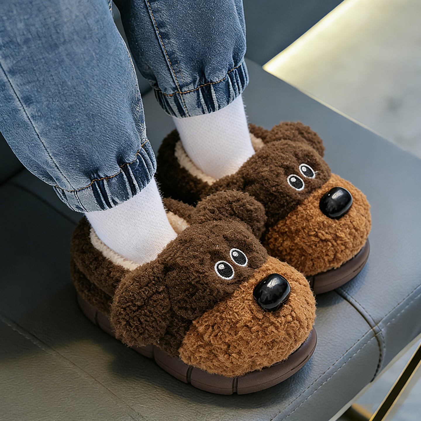儿童棉拖鞋包跟男童新款冬季女童防滑室内家居鞋男孩宝宝毛毛棉鞋,居家布艺,居家棉拖/棉鞋,淘宝优惠券,粉丝福利购,淘宝优惠卷