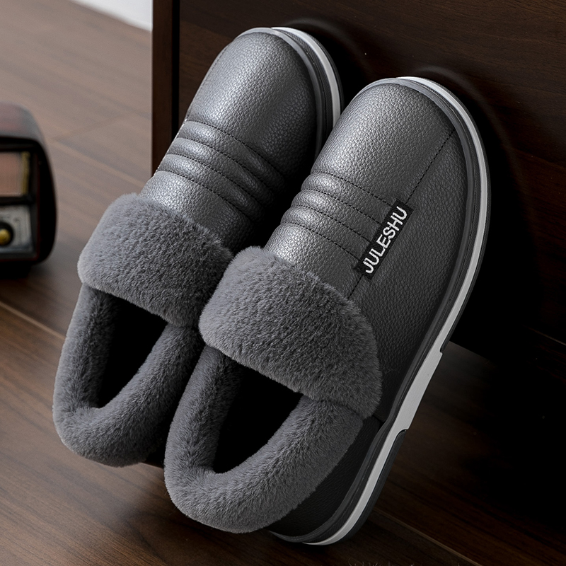 男士包跟冬季家用室内外穿棉鞋